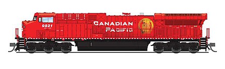 Broadway Limited 6273 N Scale GE AC6000CW - Sound & DCC - Paragon3 -- Canadian Pacific 9821 (red, white, black, gold Beaver Logo)