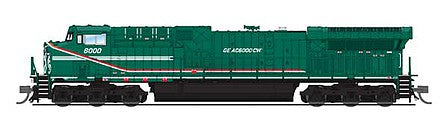 Broadway Limited 6278 N Scale GE AC6000CW - Sound & DCC - Paragon3 -- General Electric 6000 (Demonstrator, green, white, red)