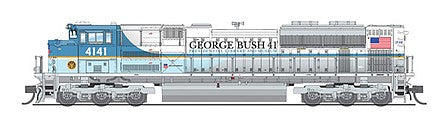 Broadway Limited 6307 N Scale EMD SD70ACe - Sound and DCC - Paragon3(TM) -- Union Pacific #4141 (George Bush Commemorative, Original; blue, white)