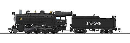 Broadway Limited 6341 HO Scale 2-8-0 Consolidation - Sound, DCC and Smoke - Paragon3(TM) -- Atchison, Topeka & Santa Fe #1984 (black)
