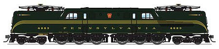 Broadway Limited 6360 HO Scale GG1 Electric - Sound and DCC - Paragon3(TM) -- Pennsylvania Railroad #4883 (Brunswick Green, 5-Stripe, Gold Roman Lettering)