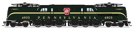 Broadway Limited 6366 HO Scale GG1 Electric - Sound and DCC - Paragon3(TM) -- Pennsylvania Railroad #4903 (Brunswick Green; Single Stripe, Buff Lettering)