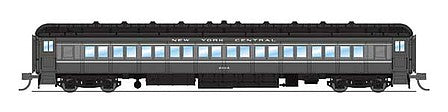 Broadway Limited 6533 N Scale 80' Heavyweight Coach - Ready to Run -- New York Central No.2 (Fantasy Scheme, 2-Tone Gray, black)