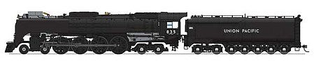 Broadway Limited 6642 HO Scale Class FEF-3 4-8-4 - Sound and DCC - Paragon4 -- Union Pacific 835 (black, graphite)
