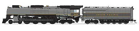 Broadway Limited 6646 HO Scale Class FEF-3 4-8-4 - Sound and DCC - Paragon4 -- Union Pacific 840 (2-Tone Gray, yellow Lettering)