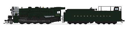 Broadway Limited 6766 HO Scale PRR Class I1sa 2-10-0, 210F82A Long Tender - Sound and DCC - Paragon4(TM) -- Pennsylvania Railroad 4467 (black, graphite)