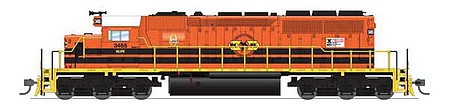 Broadway Limited 6791 HO Scale EMD SD40-2 Low Nose - Sound and DCC - Paragon4(TM) -- Rapid City, Pierre & Eastern #3465 (orange, black)