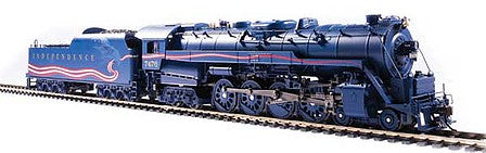 Broadway Limited 6812 HO Scale Class T1 4-8-4 - Sound and DCC - Paragon4 -- Reading 7476 (blue, red, white)