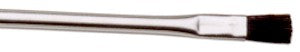 Brushes P14 Solo Brush: 1 Horsehair Epoxy Brushes 3/8"W, 6"L w/Tin Handle (144/Bx)