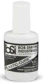 Bob Smith Industries 105 Plastic-Cure Brush-On Gap Filling CA Glue .5oz