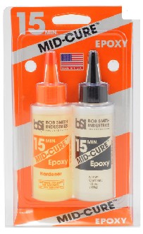 Bob Smith Industries 203 Mid-Cure 15-Minute 2-Part Epoxy 4.5oz