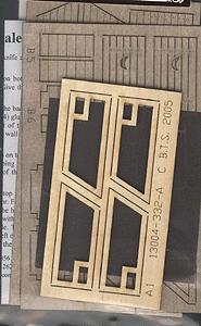 BTS (Better Than Scratch) 13004 S Scale Standard Outhouse -- Package(2)