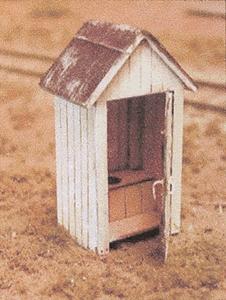 BTS (Better Than Scratch) 13005 O Scale Gents & Ladies Outhouse
