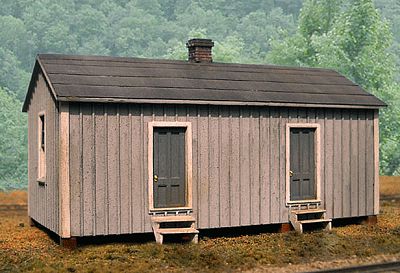 BTS 17654 O Scale Chesapeake & Ohio Standard Section House - Kit -- Scale 31 x 16'