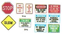 BTS (Better Than Scratch) 20914 All Scale Color OSHA & Street Signage