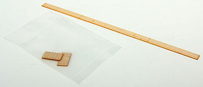 BTS (Better Than Scratch) 22622 HO Scale Wood Roofwalk -- Laser-Cut Wood Kit - Fits Red Caboose X-29 Boxcar