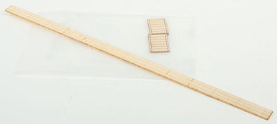 BTS (Better Than Scratch) 22624 HO Scale Wood Roofwalk -- Laser-Cut Wood Kit - Fits Red Caboose AAR 40' Single-Door Boxcar
