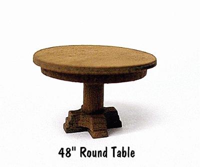 BTS (Better Than Scratch) 23022 HO Scale Round Table Laser-Cut Wood Kit pkg(4) -- 48" 122cm