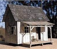 BTS (Better Than Scratch) 27227 HO Scale Cabin Creek Series -- Greely's Place - 2-3/16 x 2-3/8"