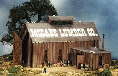 BTS (Better Than Scratch) 27450 HOn3 Scale McCabe Engine House - Narrow Gauge -- 4-3/4 x 8-3/8"