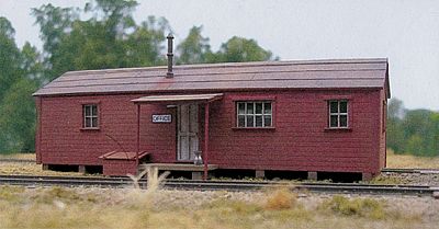 BTS (Better Than Scratch) 27493 HO Scale McCabe Rail Facility Office -- Kit - 5-3/4 x 2-3/4"