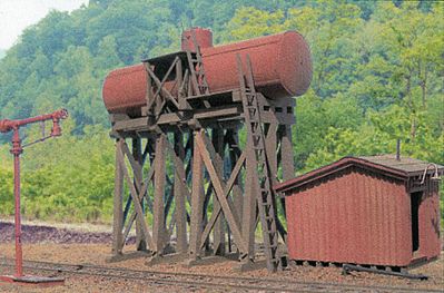 BTS (Better Than Scratch) 27494 HO Scale McCabe Oil Tank w/Pump House -- Kit - 2 x 4-1/2"