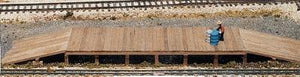 BTS (Better Than Scratch) 27506 HO Scale Loading Dock -- 2-3/16 x 11-11/16"