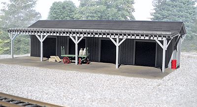 BTS (Better Than Scratch) 27651 HO Scale Chesapeake & Ohio Quinnimont Express Building -- 9-1/2 x 5-9/10"