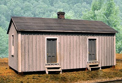BTS (Better Than Scratch) 27654 HO Scale Chesapeake & Ohio Standard Section House -- 4-1/5 x 2-1/5"