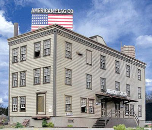 BTS (Better Than Scratch) 28108 HO Scale American Flag Company -- 10 x 5-1/2"