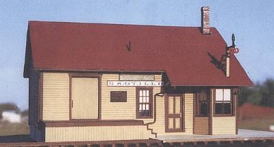 BTS (Better Than Scratch) 7123 S Scale Craftsman Kits - Saltillo Station -- 46' x 38'