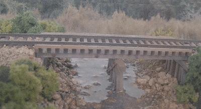 BTS (Better Than Scratch) 7143 Sn3 Scale Laser-Cut Cheat Run Trestle Kit - Narrow Gauge -- Approximate Size: 12' x 27'