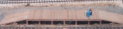 BTS (Better Than Scratch) 7506 S Scale Loading Dock - Kit (Laser-cut Wood) -- Scale 16 x 85'