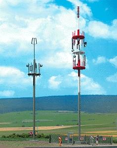 Busch 1021 HO Scale Cell Phone Towers -- 12-5/8" 32cm Tall