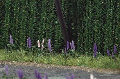 Busch 1217 HO Scale Wild Lupines pkg(16)