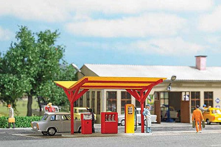 Busch 1917 HO Scale Minol Gas Station