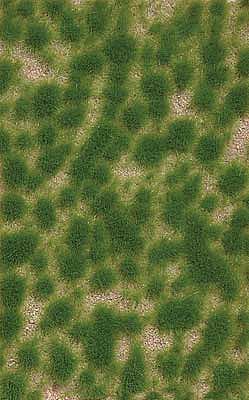 Busch 3516 All Scale Grass Tuft Sheet -- Long Spring Tufts 3/16" .4cm Tall, 5-7/16 x 3-7/16" 13.8 x 8.8cm