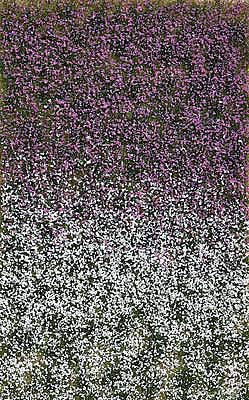 Busch 3548 All Scale Grass Tuft Sheet -- Late Summer Blossom Tufts 3/16" .4cm Tall, 5-7/16 x 3-7/16" 13.8 x 8.8cm