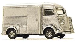 Busch 41909 HO Scale 1958 Citroen H Van - Assembled -- Metallic Silver