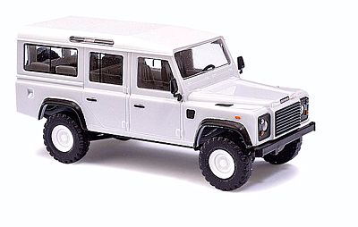 Busch 50300 HO Scale 1983 Land Rover Defender SUV - Assembled -- White