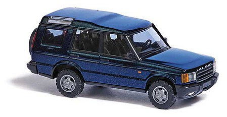 Busch 51930 HO Scale 1998-2004 Land Rover Discovery - Assembled -- Blue