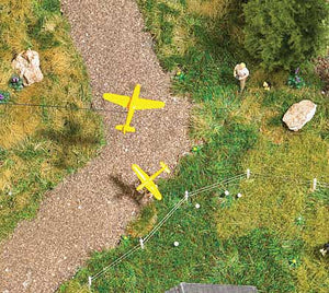 Busch 5487 HO Scale Animated Model Airplane - Kit -- Base with Bush, Below-Layout Drive 14-16 V