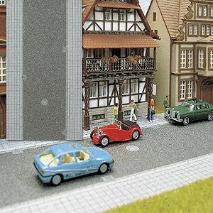 Busch 6038 HO Scale Town Street -- 39-3/8 x 4-3/8" 1m x 110mm