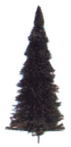 Busch 6470 All Scale Pine Trees -- 3 Each: 2-1/2, 3 & 3-1/2" 6, 7.5 & 9cm; 2 Each: 2, 4-1/2 & 5-1/2" 5,11,14cm