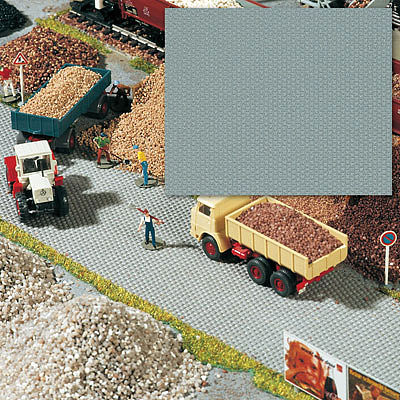 Busch 7088 HO Scale Flexible Self Adhesive Cobblestone Pavement Sheet -- 22-1/16 x 13" 56 x 33cm