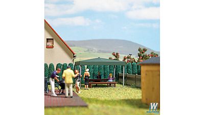 Busch 7797 HO Scale Party Tents pkg(2) -- Pop-Up Style