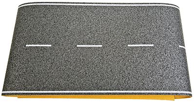 Busch 9750 HO Scale Flexible Paved Highway - Self Adhesive -- 39" 100cm