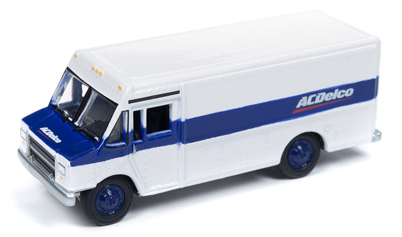 Johnny Lightning JLSP063 1/87 Scale Ac Delco - 1990'S Gmc Step Van Delivery