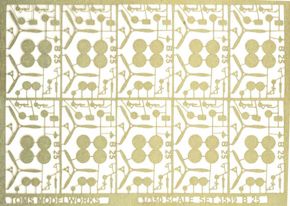 Toms Model Works 3539 1/350 B25 Mitchell Detail Set for 10 Aircrafts