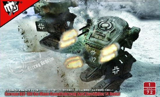 Modelcollect 72195 1/72 Fist of War WWII German BLF100 Light Fighting Mobile Suit (4)